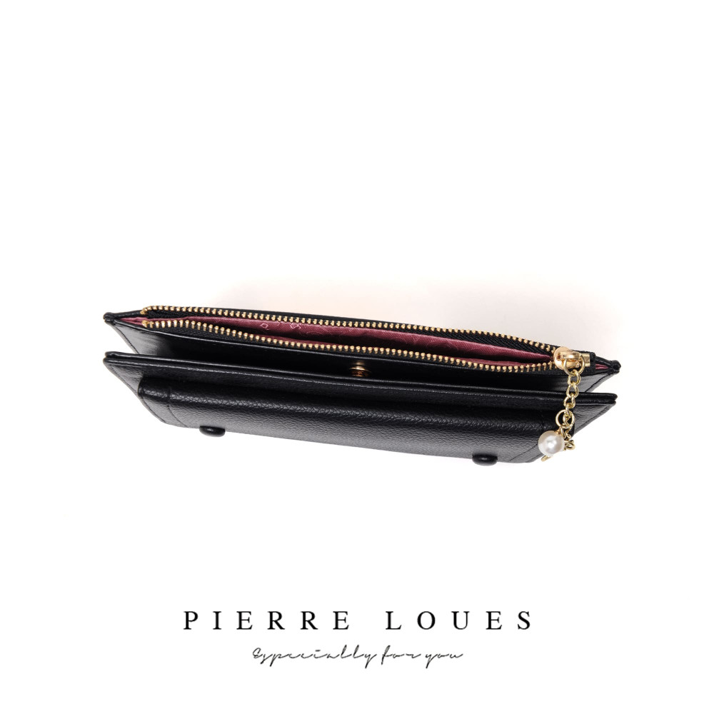 Γυναικείο πορτοφόλι Pierre Loues PL805-56-1 μαύρο Γυναικείο πορτοφόλι Pierre Loues PL805-56-1 μαύρο