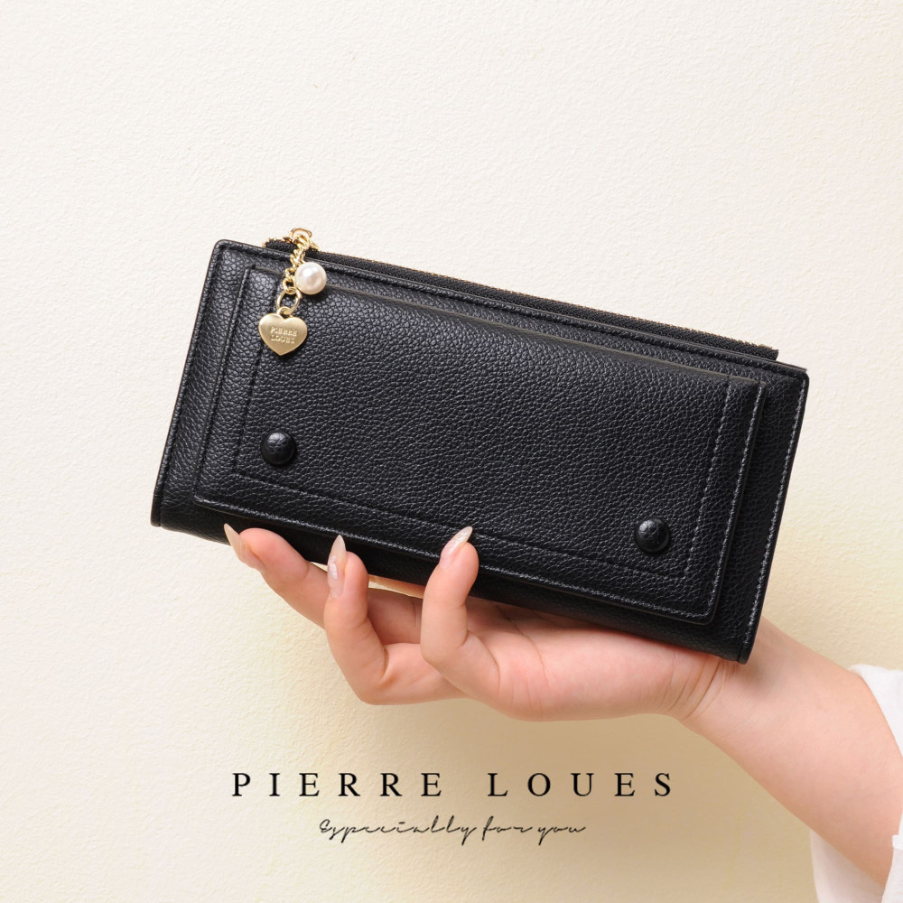 Γυναικείο πορτοφόλι Pierre Loues PL805-56-1 μαύρο Γυναικείο πορτοφόλι Pierre Loues PL805-56-1 μαύρο