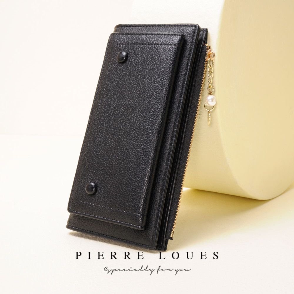 Γυναικείο πορτοφόλι Pierre Loues PL805-56-1 μαύρο Γυναικείο πορτοφόλι Pierre Loues PL805-56-1 μαύρο