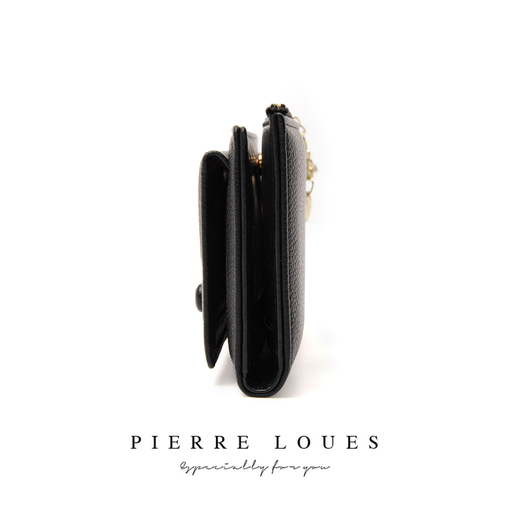 Γυναικείο πορτοφόλι Pierre Loues PL805-56-1 μαύρο Γυναικείο πορτοφόλι Pierre Loues PL805-56-1 μαύρο