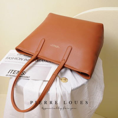 Γυναικεία Τσάντα Ώμου Shopper Pierre Loues 914-62 καφέ Γυναικεία Τσάντα Ώμου Shopper Pierre Loues 914-62 καφέ