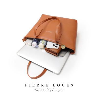 Γυναικεία Τσάντα Ώμου Shopper Pierre Loues 914-62 καφέ Γυναικεία Τσάντα Ώμου Shopper Pierre Loues 914-62 καφέ