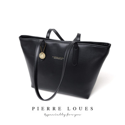 Γυναικεία Τσάντα Ώμου Shopper Pierre Loues 914-62 μαύρο Γυναικεία Τσάντα Ώμου Shopper Pierre Loues 914-62 μαύρο