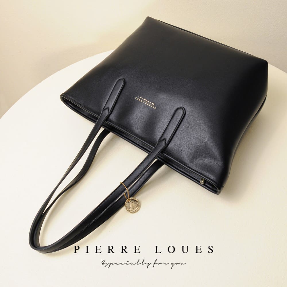 Γυναικεία Τσάντα Ώμου Shopper Pierre Loues 914-62 μαύρο Γυναικεία Τσάντα Ώμου Shopper Pierre Loues 914-62 μαύρο