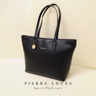 Γυναικεία Τσάντα Ώμου Shopper Pierre Loues 914-62 μαύρο Γυναικεία Τσάντα Ώμου Shopper Pierre Loues 914-62 μαύρο