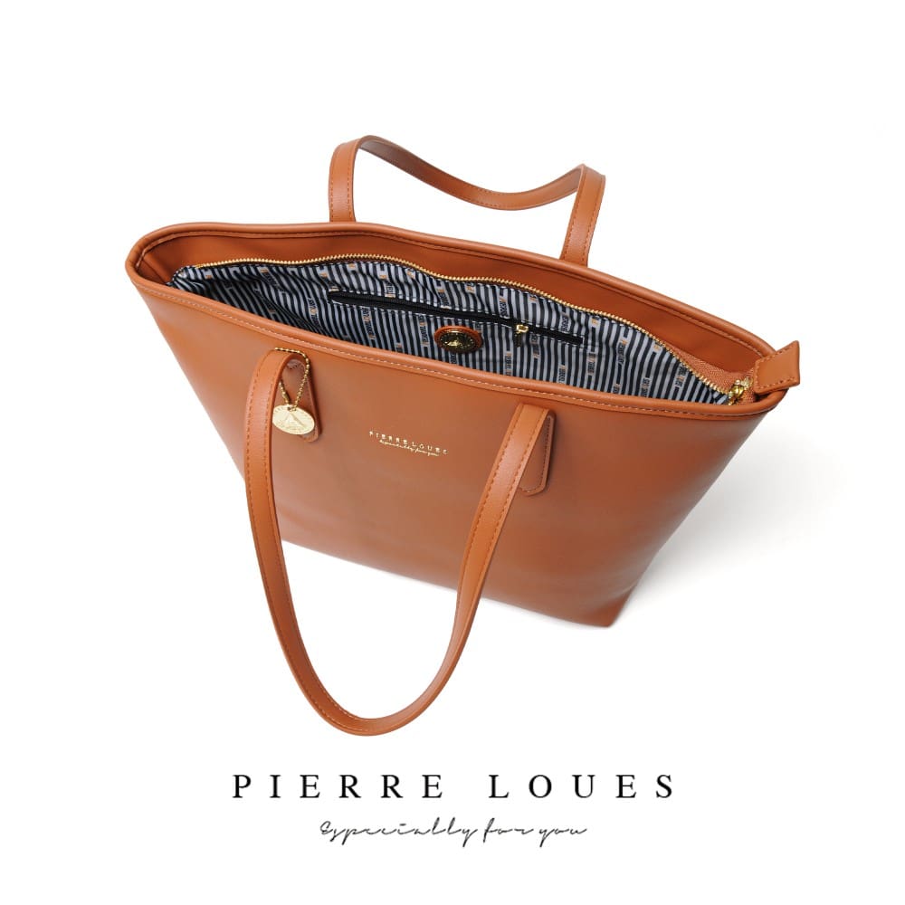 Γυναικεία Τσάντα Ώμου Shopper Pierre Loues 914-62 καφέ Γυναικεία Τσάντα Ώμου Shopper Pierre Loues 914-62 καφέ