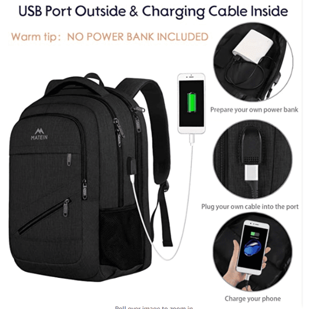 Σακίδιο πλάτης 30L Laptop 17,3” Matein 1035 μαύρο Σακίδιο πλάτης 30L Laptop 17,3” Matein 1035 μαύρο