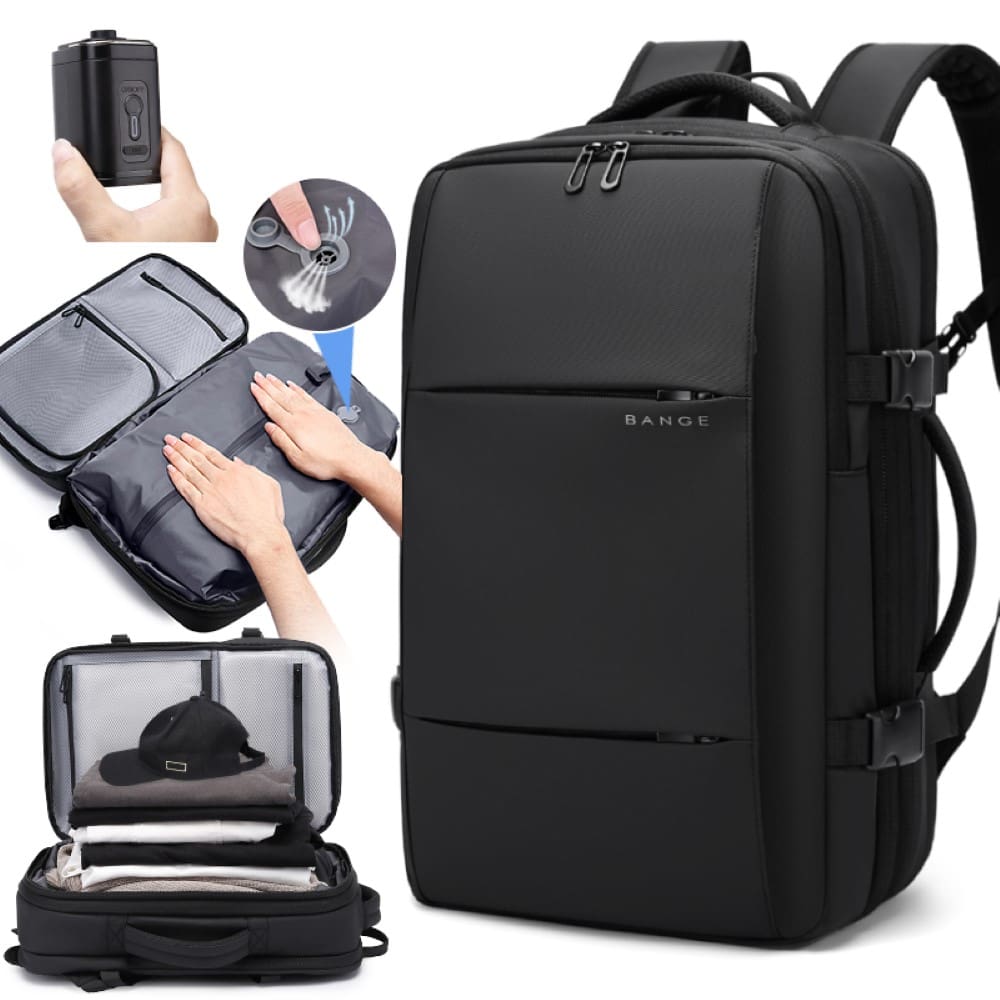 Σακίδιο πλάτης vacuum Tsa Lock 36L Laptop 17,3” Bange 3028 μαύρο Σακίδιο πλάτης vacuum Tsa Lock 36L Laptop 17,3” Bange 3028 μαύρο