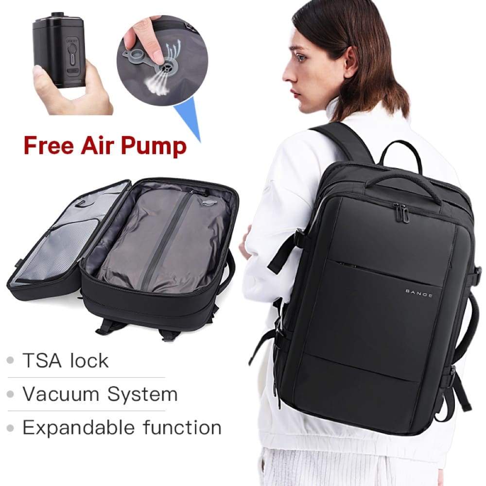 Σακίδιο πλάτης vacuum Tsa Lock 36L Laptop 17,3” Bange 3028 μαύρο Σακίδιο πλάτης vacuum Tsa Lock 36L Laptop 17,3” Bange 3028 μαύρο