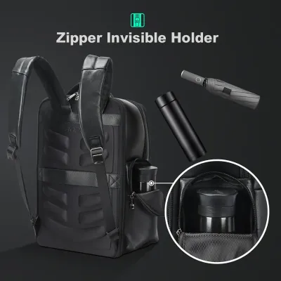 Δερμάτινο Σακίδιο πλάτης Αντικλεπτικό 30L Laptop 17,3” Bopai 61-121961 μαύρο Δερμάτινο Σακίδιο πλάτης Αντικλεπτικό 30L Laptop 17,3” Bopai 61-121961 μαύρο