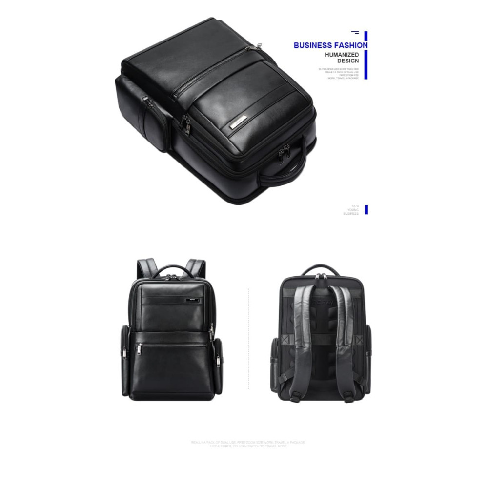Δερμάτινο Σακίδιο πλάτης Αντικλεπτικό 30L Laptop 17,3” Bopai 61-121961 μαύρο Δερμάτινο Σακίδιο πλάτης Αντικλεπτικό 30L Laptop 17,3” Bopai 61-121961 μαύρο