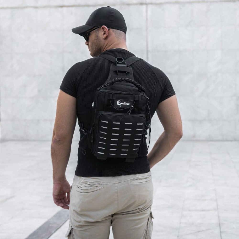 Τσαντάκι ώμου χιαστί crossbody Cardinal MT1227 μαύρο Τσαντάκι ώμου χιαστί crossbody Cardinal MT1227 μαύρο