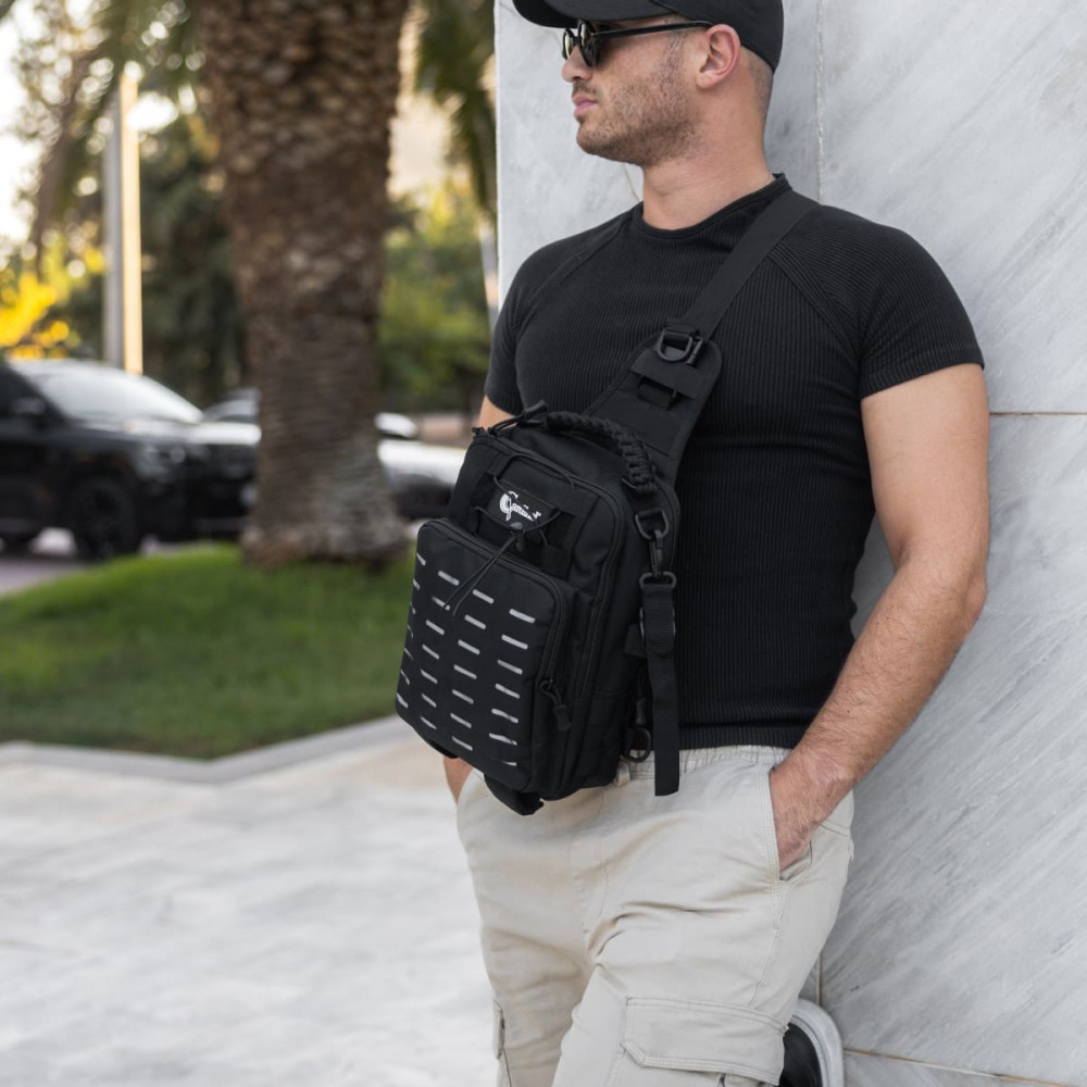Τσαντάκι ώμου χιαστί crossbody Cardinal MT1227 μαύρο Τσαντάκι ώμου χιαστί crossbody Cardinal MT1227 μαύρο
