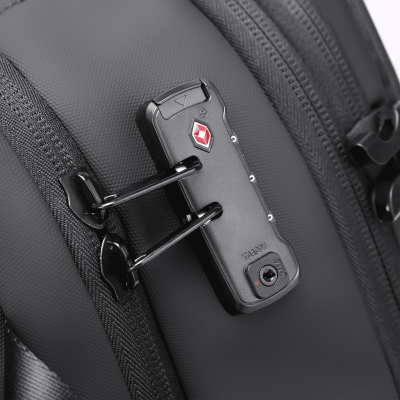 Σακίδιο πλάτης vacuum Tsa Lock με ζυγαριά 36L Laptop 17,3” Bange 1909-8 μαύρο