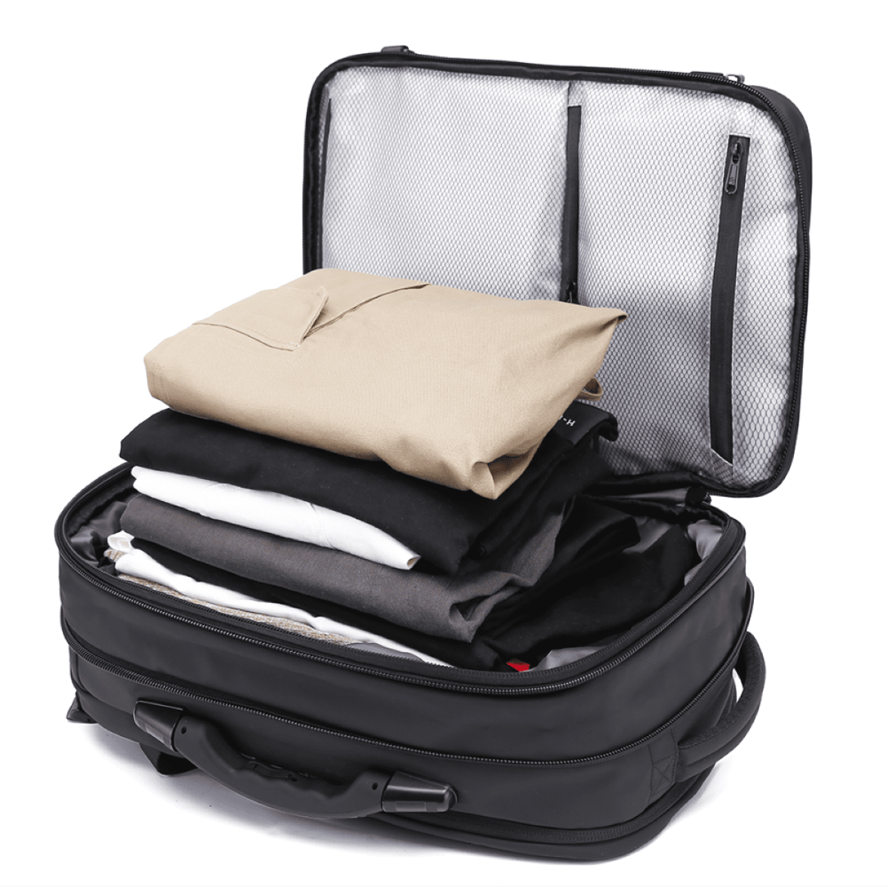 Σακίδιο πλάτης vacuum Tsa Lock με ζυγαριά 36L Laptop 17,3” Bange 1909-8 μαύρο