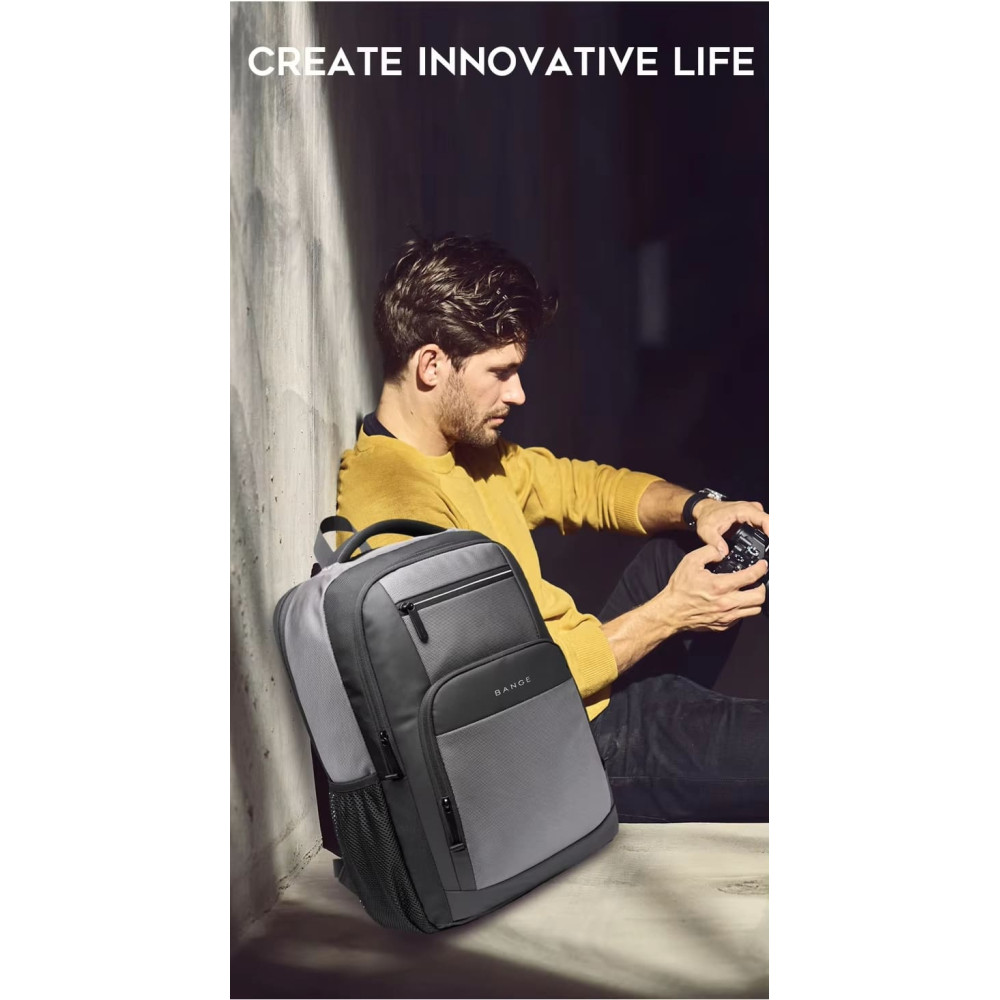 Σακίδιο πλάτης 24L Laptop 15,6” Bange 1921 γκρί Σακίδιο πλάτης 24L Laptop 15,6” Bange 1921 γκρί