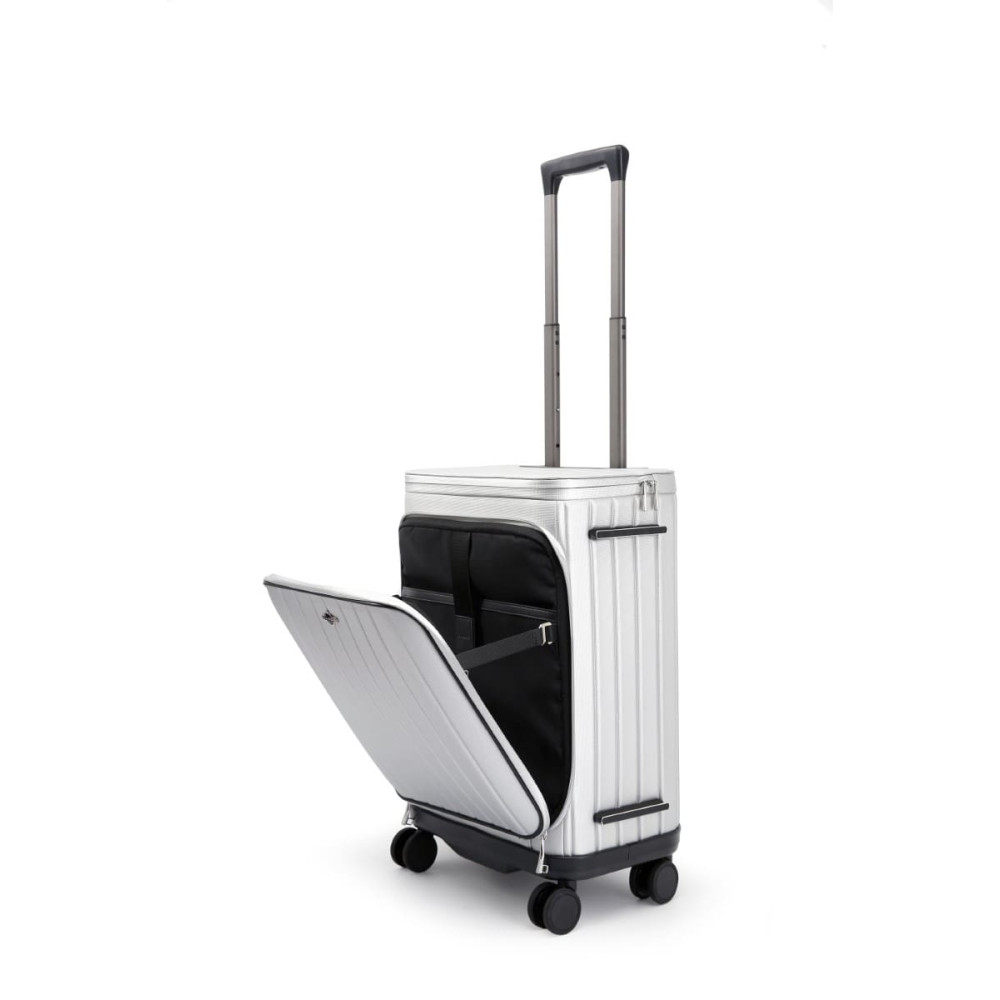 Βαλίτσα Premium Collection Laptop χειραποσκευή καμπίνας Bange YL200 ασημί Βαλίτσα Premium Collection Laptop χειραποσκευή καμπίνας Bange YL200 ασημί