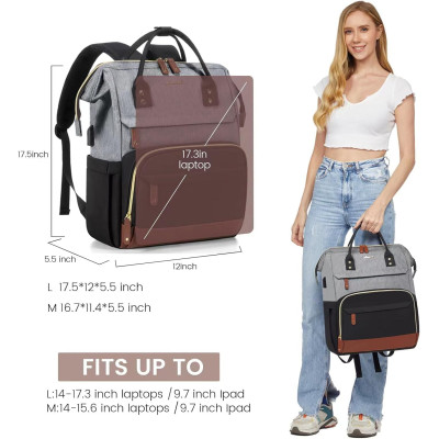 Γυναικείο Σακίδιο Φορητού Υπολογιστή Lovevook 15,6'' MB2046 Grey/black