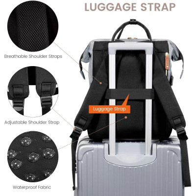 Γυναικείο Σακίδιο Φορητού Υπολογιστή Lovevook 15,6'' MB2046 Grey/black