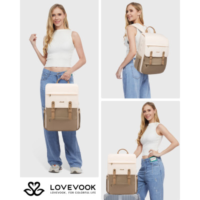 Γυναικείο Σακίδιο Φορητού Υπολογιστή Lovevook 15,6&#039;&#039; MB2110 beige/khaki