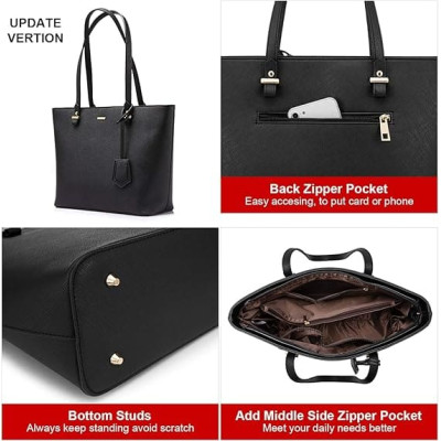 Γυναικεία τσάντα ώμου φορητού υπολογιστή  Lovevook 13,3'' WB0976-L black