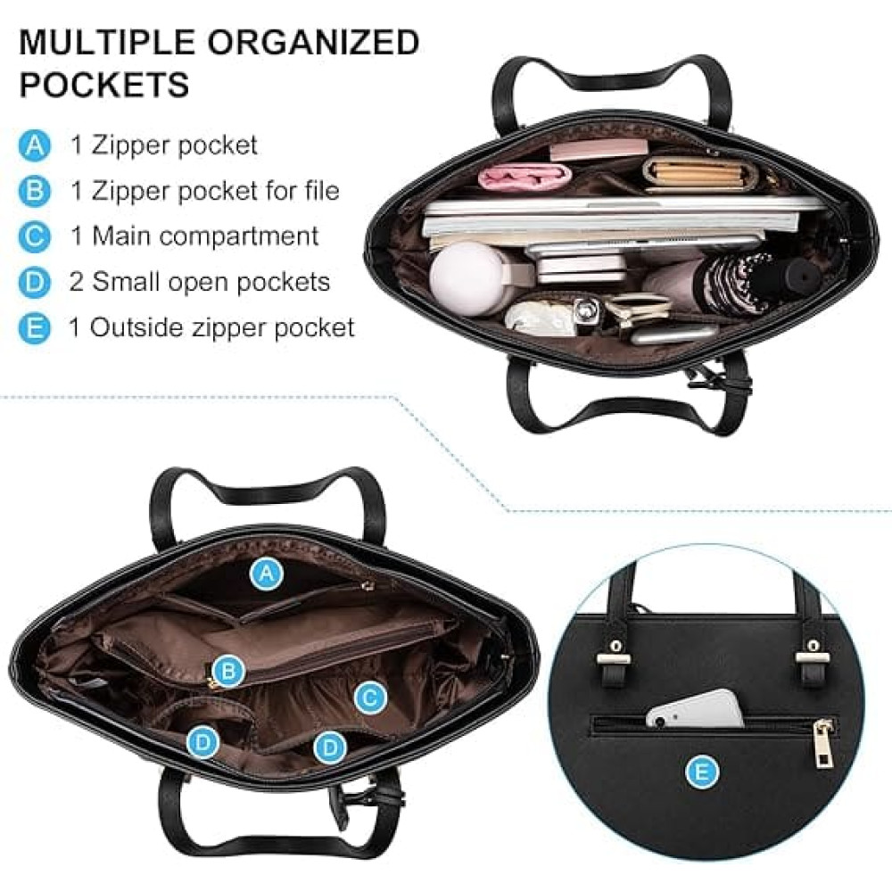 Γυναικεία τσάντα ώμου φορητού υπολογιστή  Lovevook 13,3'' WB0976-L black