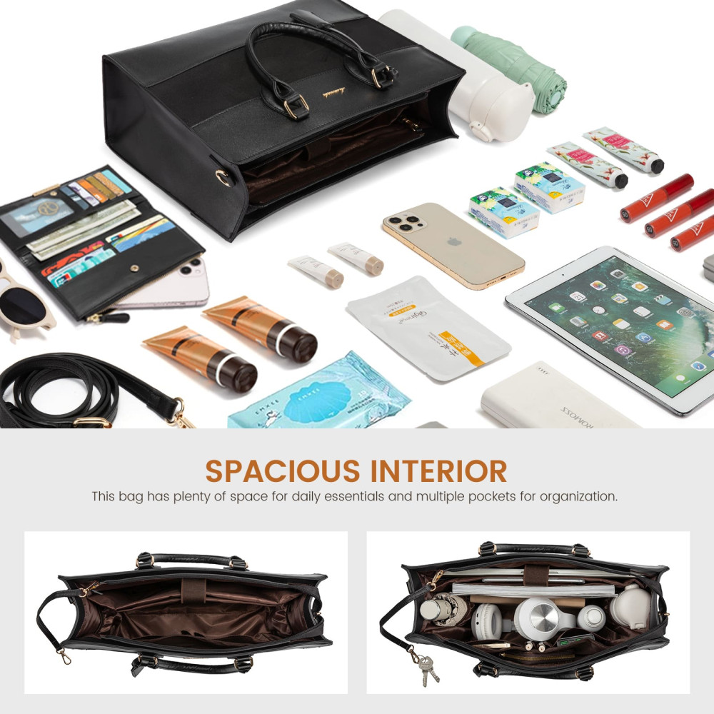 Γυναικείο σετ τσάντας ώμου/χειρός φορητού υπολογιστή  Lovevook 15,6'' WB3024 black