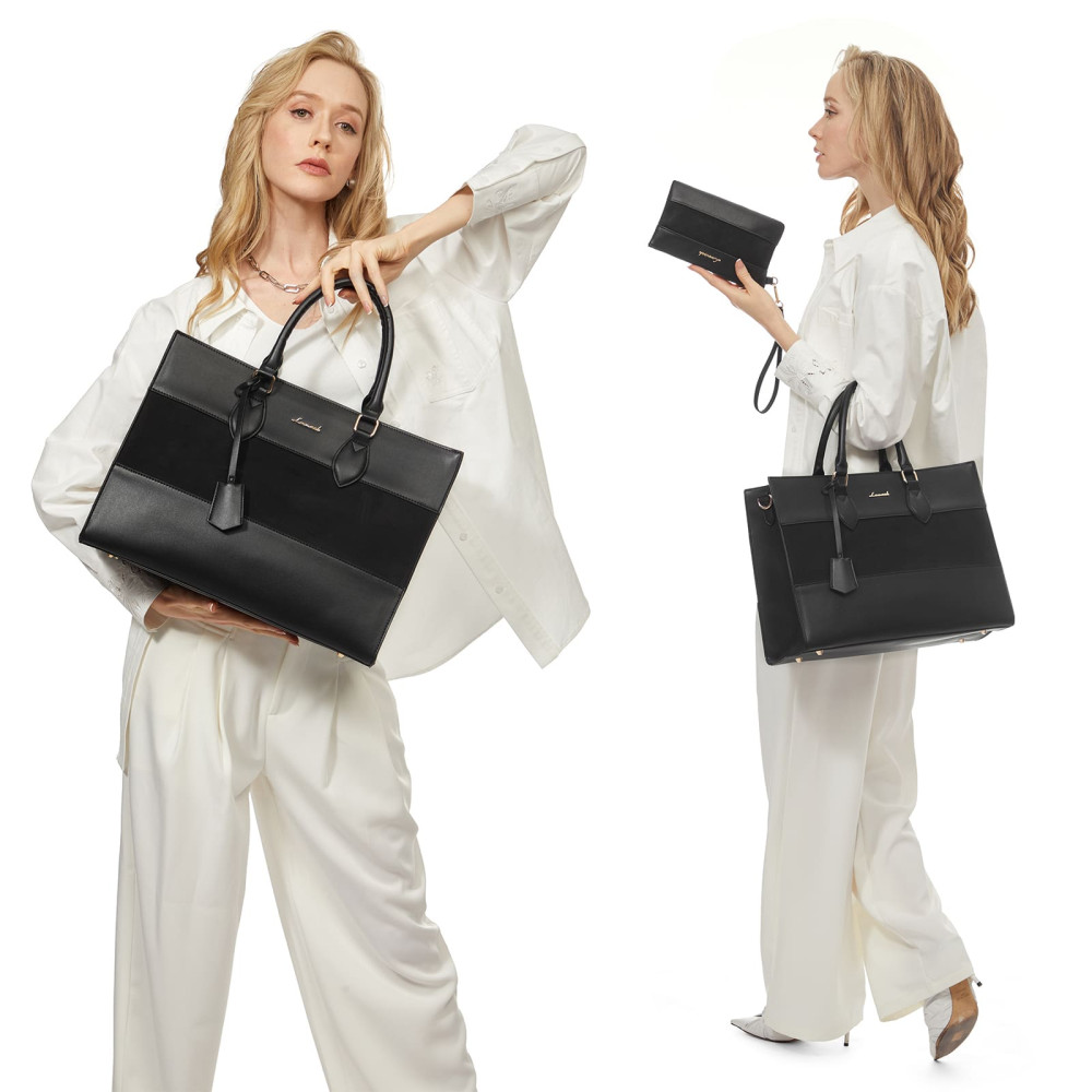 Γυναικείο σετ τσάντας ώμου/χειρός φορητού υπολογιστή  Lovevook 15,6'' WB3024 black