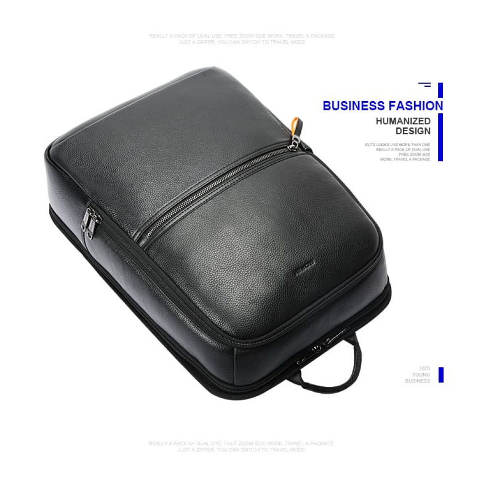 Δερμάτινο Σακίδιο πλάτης 18L Laptop 15,6” Bopai 61-128221 μαύρο Δερμάτινο Σακίδιο πλάτης 18L Laptop 15,6” Bopai 61-128221 μαύρο