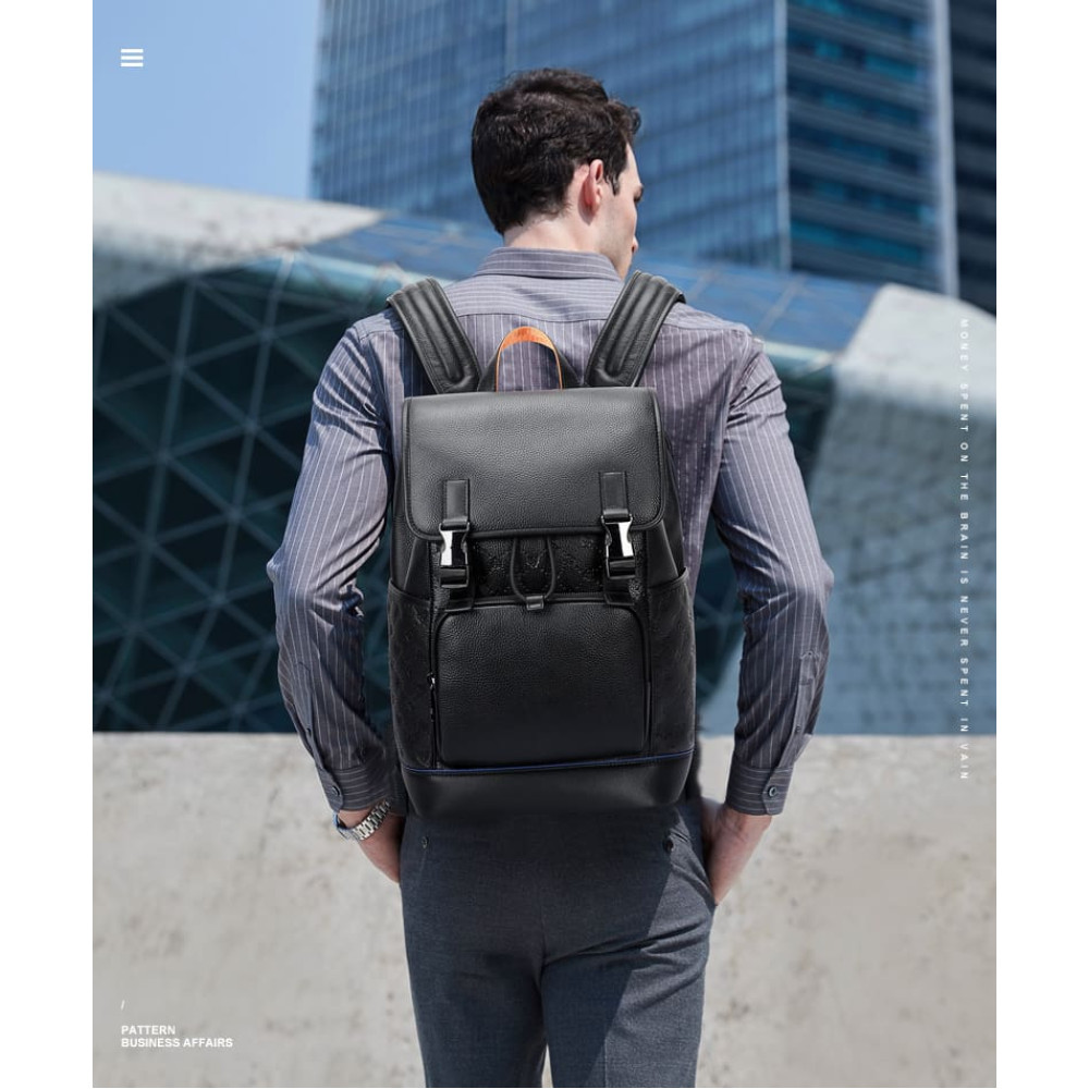 Σακίδιο πλάτης Δερμάτινο 20L Laptop 15,6” Bopai 61-128811 μαύρο Σακίδιο πλάτης Δερμάτινο 20L Laptop 15,6” Bopai 61-128811 μαύρο