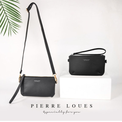 Γυναικεία Τσάντα Xειρός Χιαστί Pierre Loues PL514-73 μαύρο Γυναικεία Τσάντα Xειρός Χιαστί Pierre Loues PL514-73 μαύρο