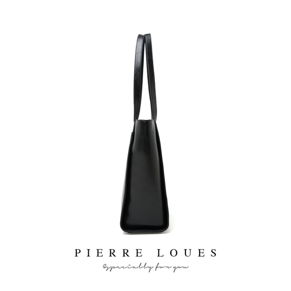 Γυναικεία Τσάντα Shopper Χειρός Pierre Loues PL615-40 μαύρο Γυναικεία Τσάντα Shopper Χειρός Pierre Loues PL615-40 μαύρο