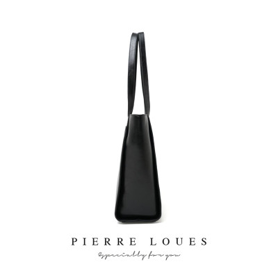 Γυναικεία Τσάντα Shopper Χειρός Pierre Loues PL615-40 μαύρο Γυναικεία Τσάντα Shopper Χειρός Pierre Loues PL615-40 μαύρο