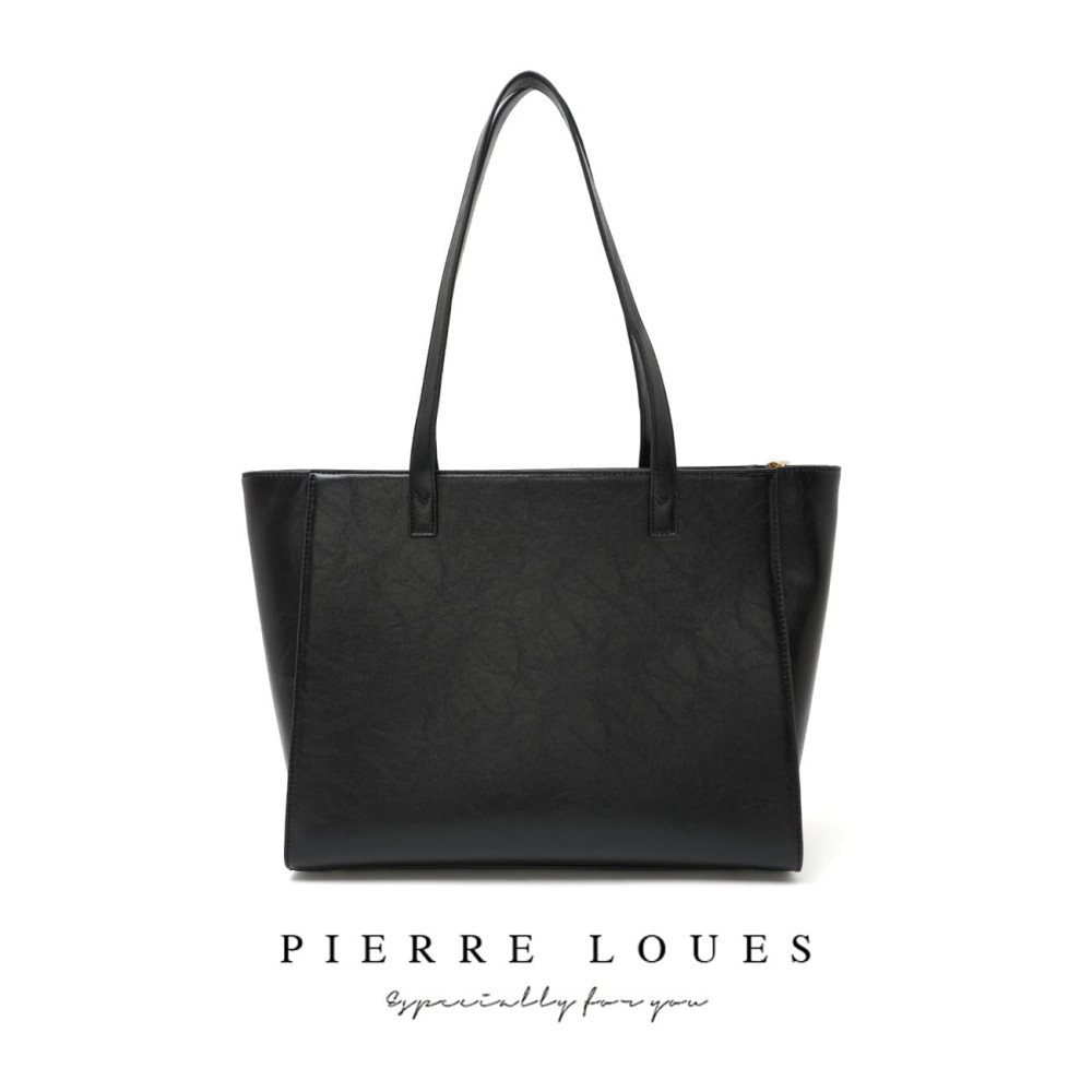 Γυναικεία Τσάντα Shopper Χειρός Pierre Loues PL615-40 μαύρο Γυναικεία Τσάντα Shopper Χειρός Pierre Loues PL615-40 μαύρο