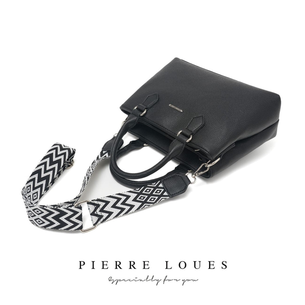 Γυναικεία Τσάντα Χιαστί Χειρός Pierre Loues PL782-21-Α10 μαύρο Γυναικεία Τσάντα Χιαστί Χειρός Pierre Loues PL782-21-Α10 μαύρο