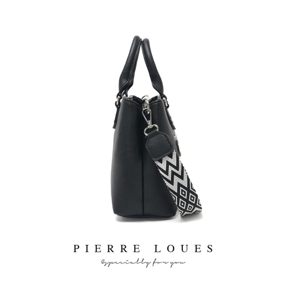 Γυναικεία Τσάντα Χιαστί Χειρός Pierre Loues PL782-21-Α10 μαύρο Γυναικεία Τσάντα Χιαστί Χειρός Pierre Loues PL782-21-Α10 μαύρο