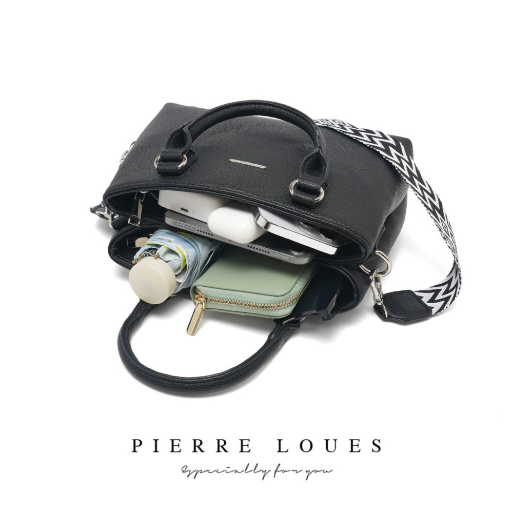 Γυναικεία Τσάντα Χιαστί Χειρός Pierre Loues PL782-21-Α10 μαύρο Γυναικεία Τσάντα Χιαστί Χειρός Pierre Loues PL782-21-Α10 μαύρο