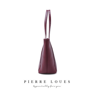 Γυναικεία Τσάντα Ώμου Shopper Pierre Loues PL914-105 μπορντό Γυναικεία Τσάντα Ώμου Shopper Pierre Loues PL914-105 μπορντό