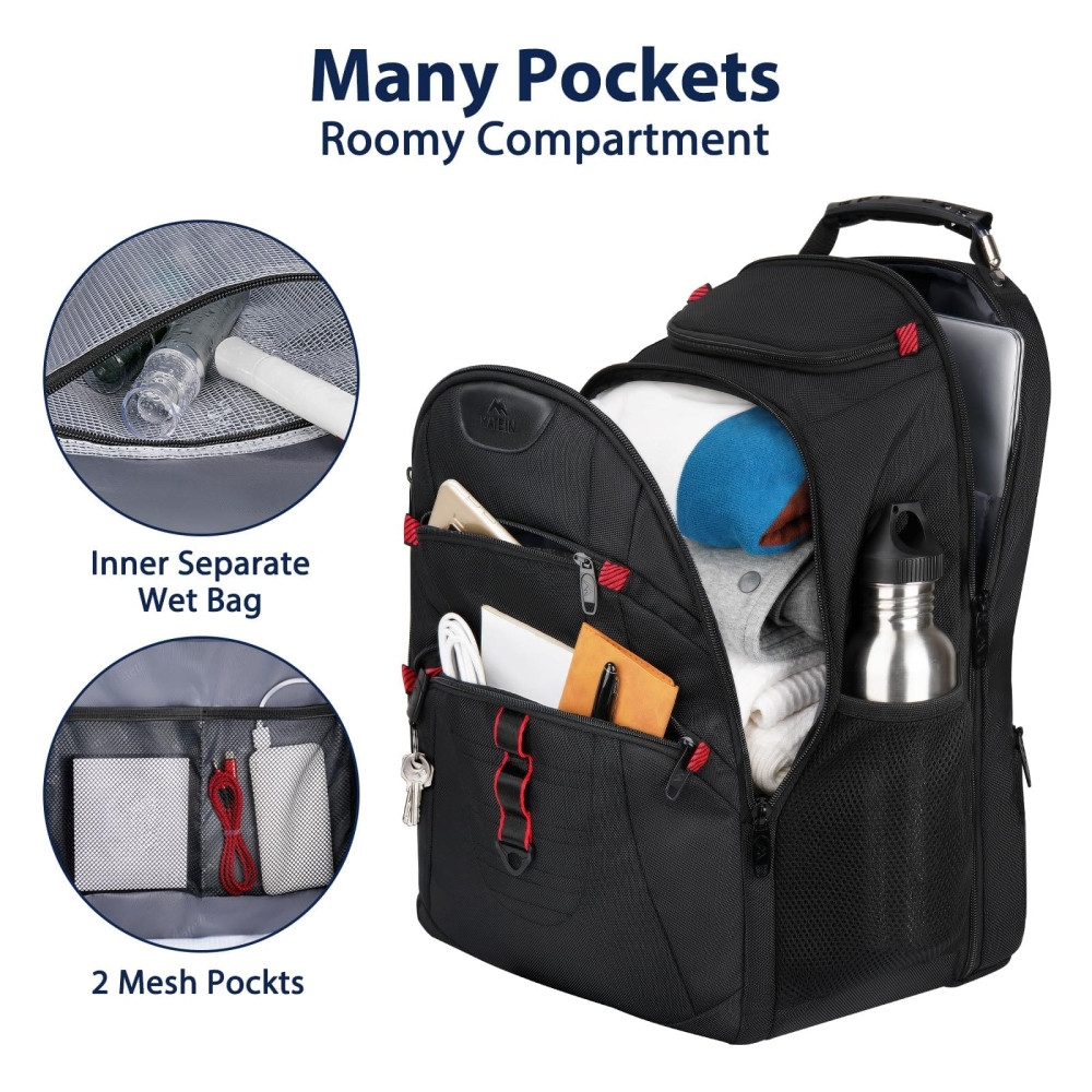 Σακίδιο πλάτης Travel Usb 40L Laptop 17,3” Matein 1714 μαύρο