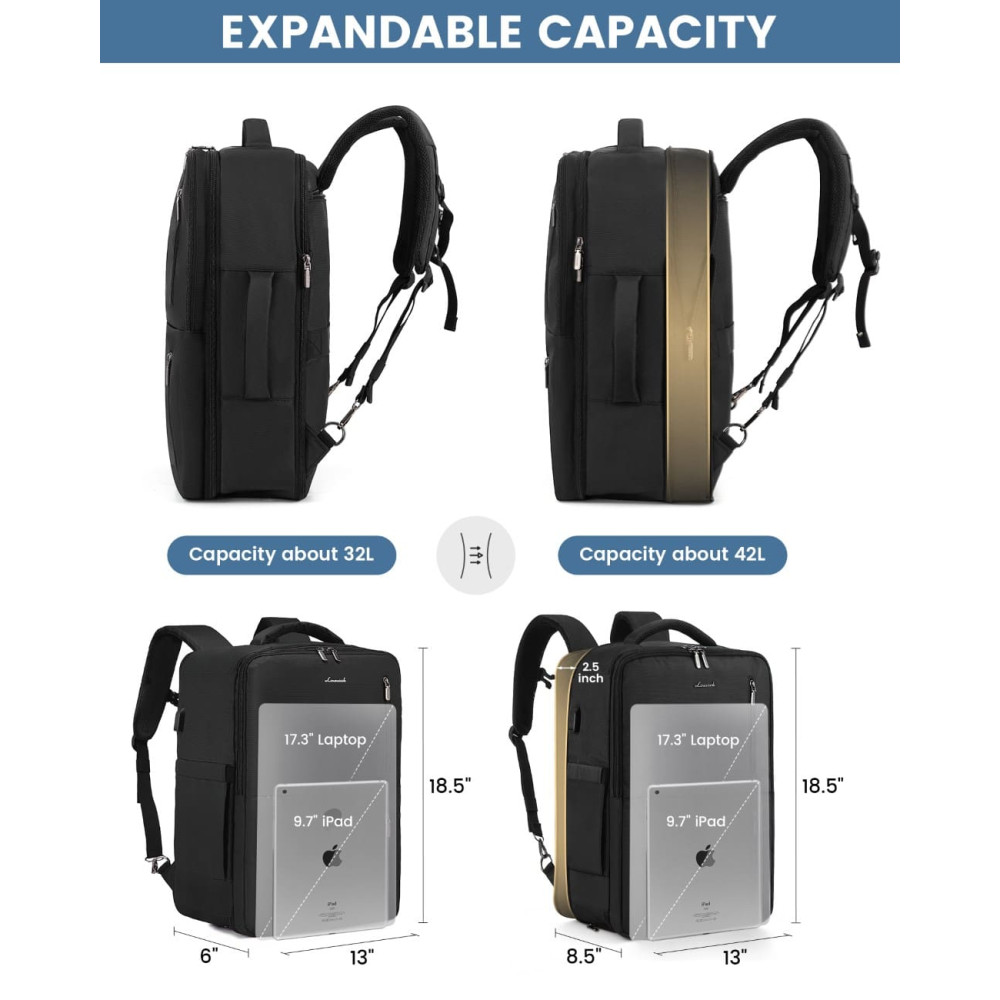 Σακίδιο Πλάτης Καμπίνας 40L με USB 17,3 Σακίδιο Πλάτης Καμπίνας 40L με USB 17,3