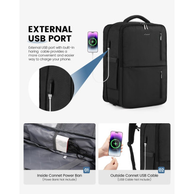 Σακίδιο Πλάτης Καμπίνας 40L με USB 17,3 Σακίδιο Πλάτης Καμπίνας 40L με USB 17,3