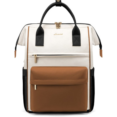 Γυναικείο Σακίδιο USB Lovevook 15,6&#039;&#039; MB2146 beige/brown/black