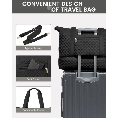 Σετ Σάκος ταξιδιού νεσεσέρ τσάντα 40 L Lovevook UB3012 black Σετ Σάκος ταξιδιού νεσεσέρ τσάντα 40 L Lovevook UB3012 black