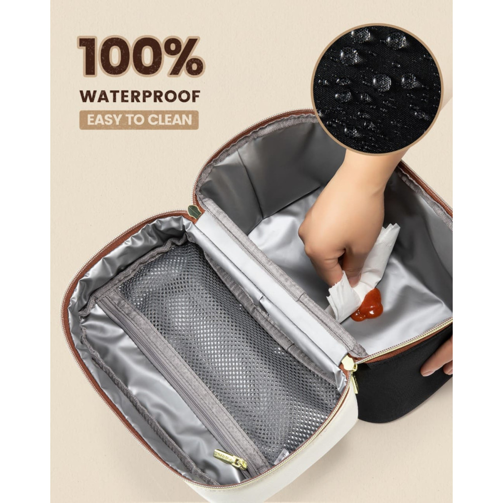 Lunch Bag Ισοθερμική τσάντα Lovevook UB3225 beige/black Lunch Bag Ισοθερμική τσάντα Lovevook UB3225 beige/black