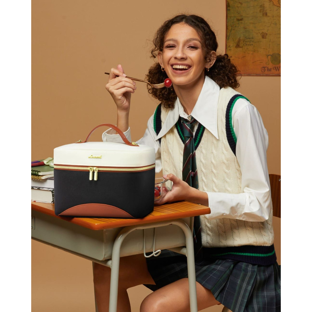 Lunch Bag Ισοθερμική τσάντα Lovevook UB3225 beige/black Lunch Bag Ισοθερμική τσάντα Lovevook UB3225 beige/black