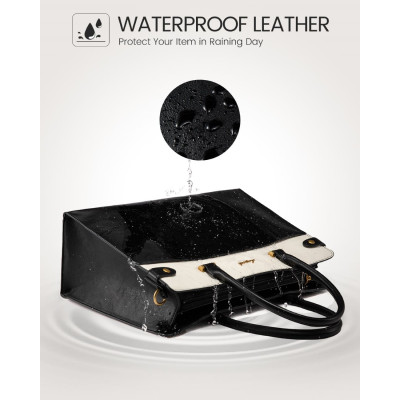Γυναικείο σετ τσάντας χιαστί/χειρός Lovevook 16'' WB3230 black/beige Γυναικείο σετ τσάντας χιαστί/χειρός Lovevook 16'' WB3230 black/beige