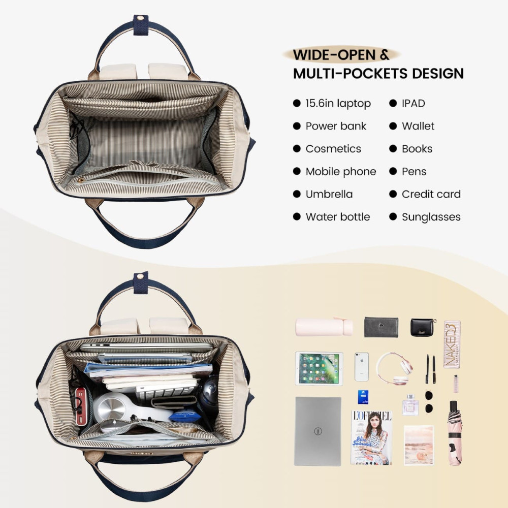 Σακίδιο Επαγγελματικό Γυναικείο Lovevook 15,6'' MB2020 beige/khaki Σακίδιο Επαγγελματικό Γυναικείο Lovevook 15,6'' MB2020 beige/khaki