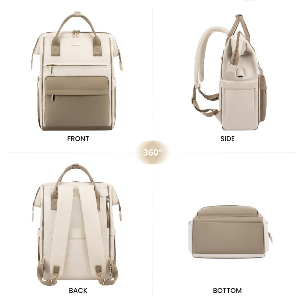 Σακίδιο Επαγγελματικό Γυναικείο Lovevook 15,6'' MB2020 beige/khaki Σακίδιο Επαγγελματικό Γυναικείο Lovevook 15,6'' MB2020 beige/khaki