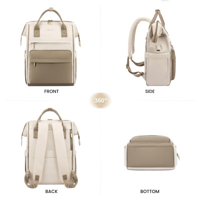 Σακίδιο Επαγγελματικό Γυναικείο Lovevook 15,6'' MB2020 beige/khaki Σακίδιο Επαγγελματικό Γυναικείο Lovevook 15,6'' MB2020 beige/khaki