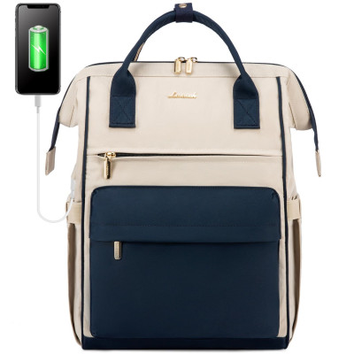 Σακίδιο Επαγγελματικό Γυναικείο Lovevook 15,6&#039;&#039; MB2020 beige/navy